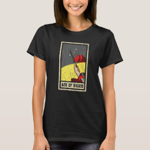 As of Wands Tarot Card Shaman Fortune erzählt T-Shirt