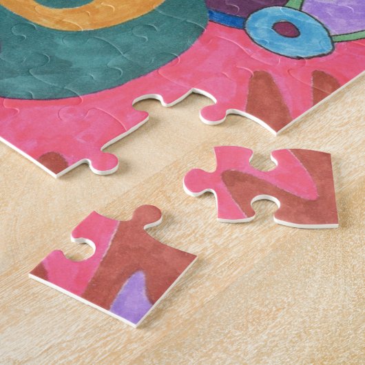 "As One" Abstrakt Art Poster Puzzle (Seite)