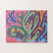 "As One" Abstrakt Art Poster Puzzle (Horizontal)