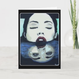 "As Oove So Unow" Gemälde auf einem Dankeskarte