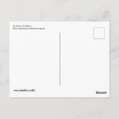 "As Oove So Unow" Gemälde auf einem Postkarte (Rückseite)