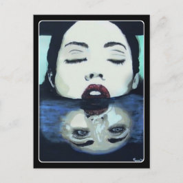 "As Oove So Unow" Gemälde auf einem Postkarte