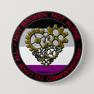 As-Roboter-Stolz - groß Button