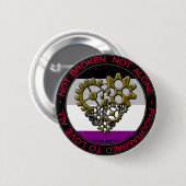 As-Roboter-Stolz - klein Button (Vorne & Hinten)