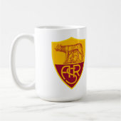AS Roma Shield Vinyl Sticker – Maroon & Gold Footb Kaffeetasse (Links)