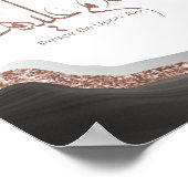 As salamu Alaykum arabische Kalligraphie, moderner Poster (Ecke)