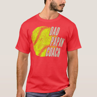 AS T-Shirts Softball Vater Papaw Coach