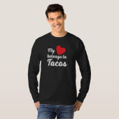AS tees My Heart belongs to Tacos Mexican Food Val (Vorne ganz)