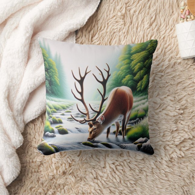 "As the irer panteth" Christlich Kissen (Decke)