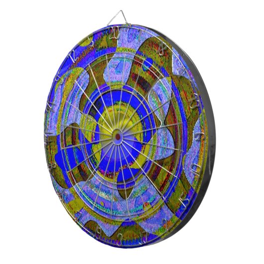 "As the Water Recedes" Metallkäfig Dart Board Dartscheibe (Vorderseite rechts)