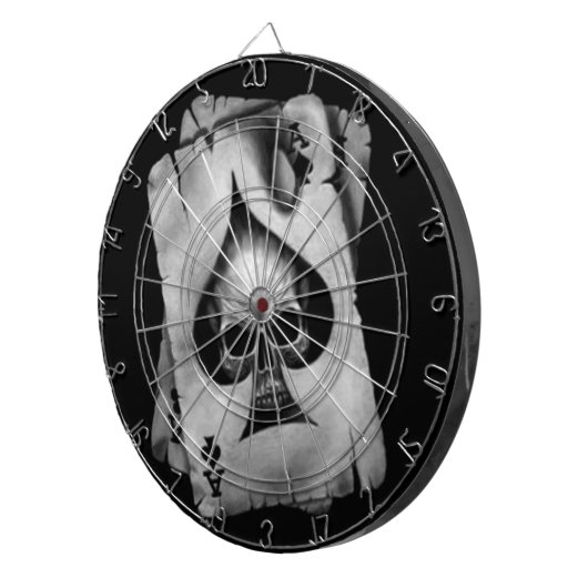 As-vonschädel Dartscheibe (Vorderseite rechts)