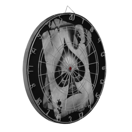 As-vonschädel Dartscheibe (Vorderseite Links)