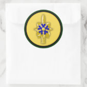 ASA Brass 1 Runder Aufkleber (Tasche)