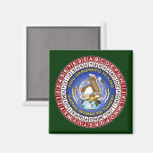 ASA Cipher Wheel 1 Magnet (Vorderseite/Rückseite)