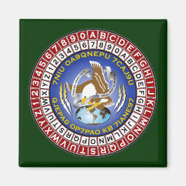 ASA Cipher Wheel 1 Magnet