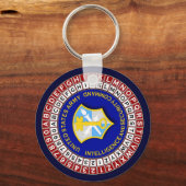 ASA Cipher Wheel 3 Schlüsselanhänger (Vorderseite)