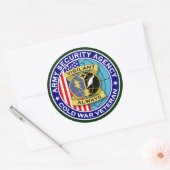 ASA Cold War Vet 2 Runder Aufkleber (Umschlag)