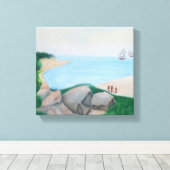 ASA CREATON Puerto Rico evil arrival Leinwanddruck (Insitu (Holzboden))