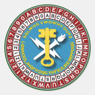 ASA INSCOM 2s Runder Aufkleber