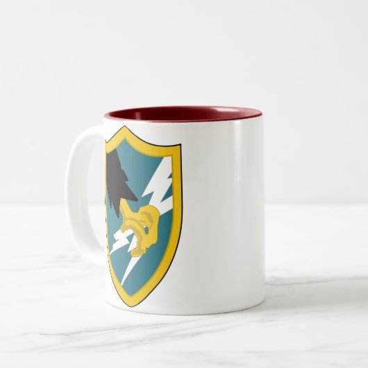 ASA-Schulter-Flecken 1 Zweifarbige Tasse (Vorderseite Links)