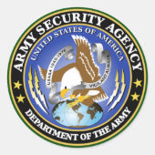 ASA Sobs Runder Aufkleber (Vorderseite)