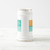 Asad Kaschmir Flagge Bierglas (Mittel)