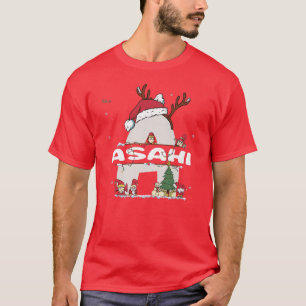 Asahi Christmasw Asahi Name für lustige Weihnachte T-Shirt