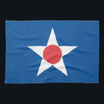 Asahikawa-Flagge Hokkaido-Präfektur Japan-Symbolik Geschirrtuch<br><div class="desc">Stadt Asahikawa Flagge Hokkaido Präfektur Japan Symbol</div>