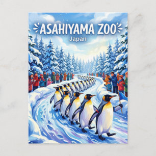 Asahiyama-Zoo Japan Postkarte