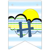 Asail HAPPY BIRTHDAY Wimpelkette (Zweite Fahne)