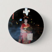 Asakusa Geisha Neo Tokyo Button (Vorderseite)