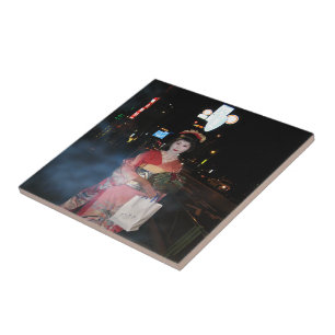 Asakusa Geisha Neo Tokyo Fliese