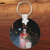 Asakusa Geisha Neo Tokyo Schlüsselanhänger (Vorderseite)
