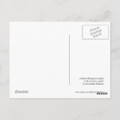 Asakusa Hongan-ji temple (von Hokusai) Postkarte (Rückseite)