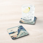 Asakusa Hongan Tempel 36 Aussicht Fuji Japan  Getränkeuntersetzer (Rechte Seite)