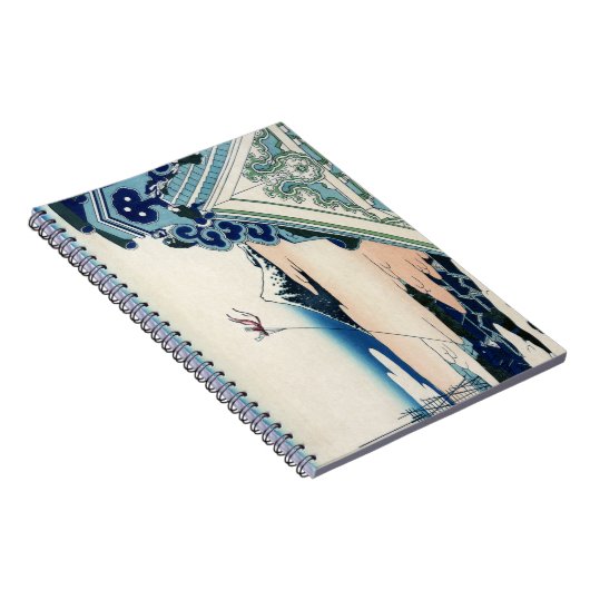 Asakusa Hongan Tempel 36 Aussicht Fuji Japan Noteb Notizblock (Rechte Seite)