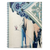 Asakusa Hongan Tempel 36 Aussicht Fuji Japan Noteb Notizblock (Vorderseite)