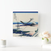 Asakusa Honganji Tempel in der OstHauptstadt Quadratische Wanduhr (Zuhause)