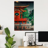Asakusa Kannondo Temple von Tsuchiya Koitsu Poster (Heimbüro)