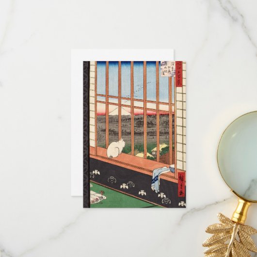 Asakusa Ricefields und Torinomachi Festival Dankeskarte (Vorderseite/Rückseite Beispiel)