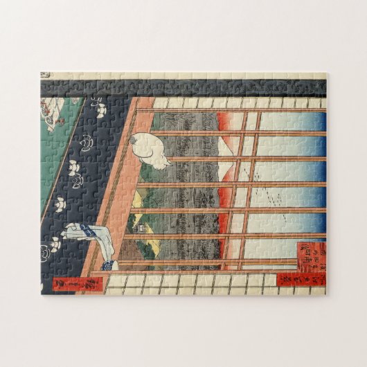 Asakusa Ricefields und Torinomachi Festival. Puzzle (Horizontal)