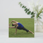 Asana Yoga Postkarte (Stehend Vorderseite)
