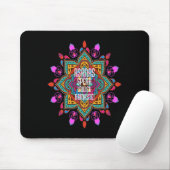Asanas fließen stärker mit lebendigem Mandala Nama Mousepad (Mit Mouse)