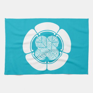 Asano-Habichtfieder in Goka Geschirrtuch