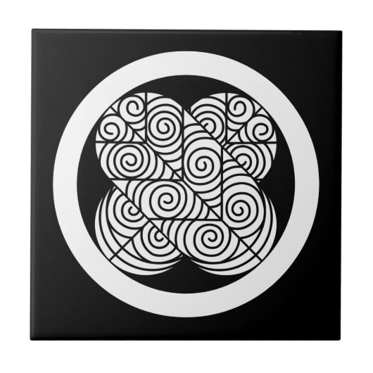 Asano Hawk Feathers Fliese (Vorderseite)