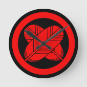 asano kamon Familienwappen Uhr (Vorderseite)