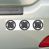 Asano kamon, Japan Autoaufkleber (Auf Auto)