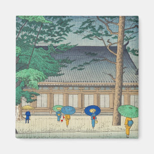Asano Takeji Regen am Sanjusangendo-Tempel Kunst Magnet