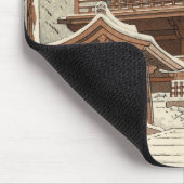 Asano Takeji Schnee in Yuki-Schreinschienbein Mousepad (Ecke)