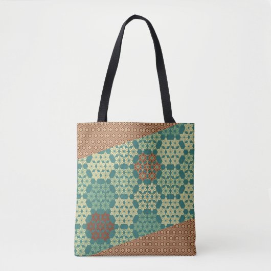 Asanoha and Kikkou Pattern Tasche (Vorderseite)